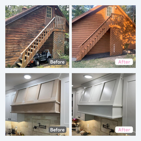 VONFORN VF803 pink three-pattern spray options offer project flexibility.