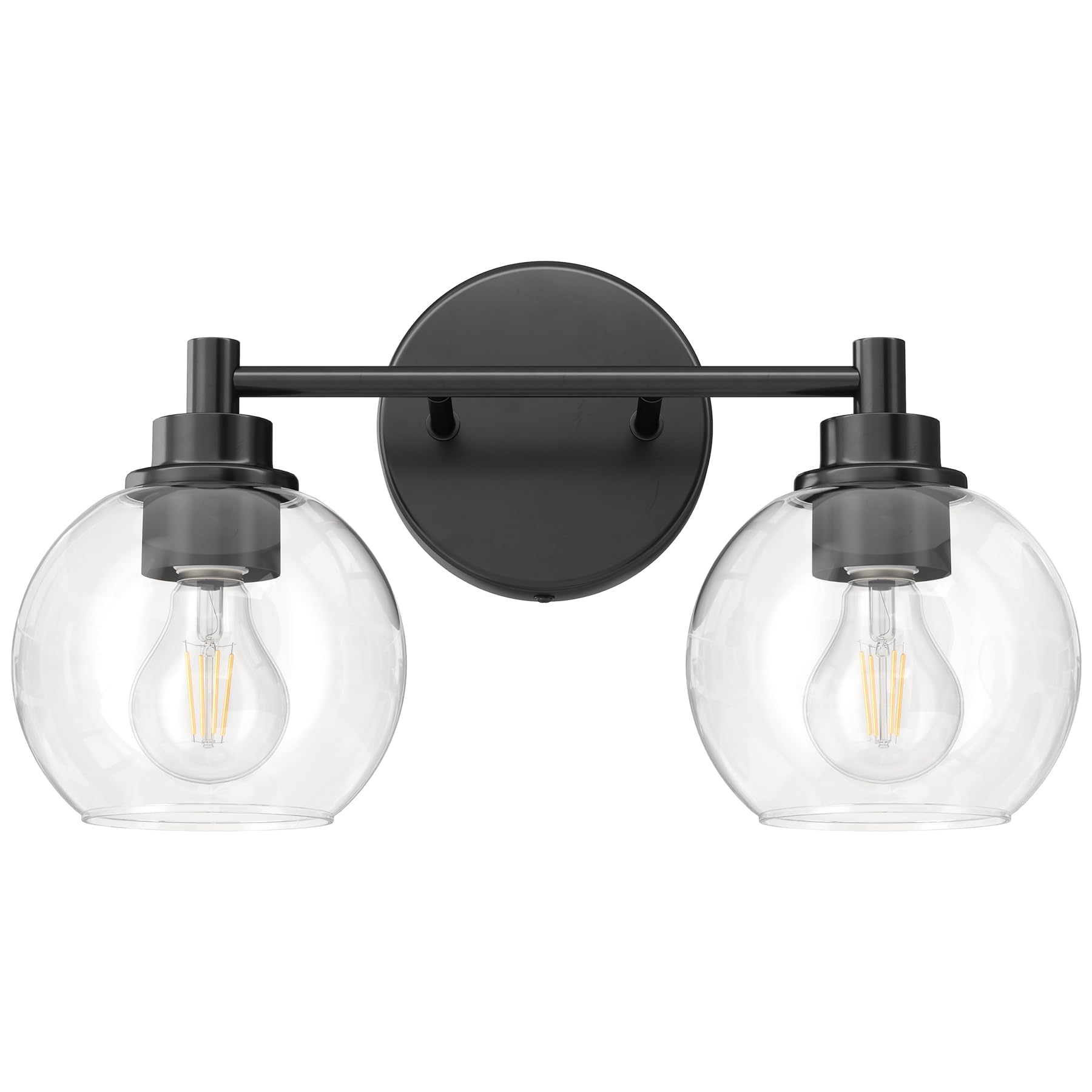 VONLUCE bathroom light with globe shades for warm vanity illumination.