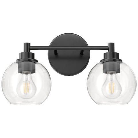 VONLUCE bathroom light with globe shades for warm vanity illumination.