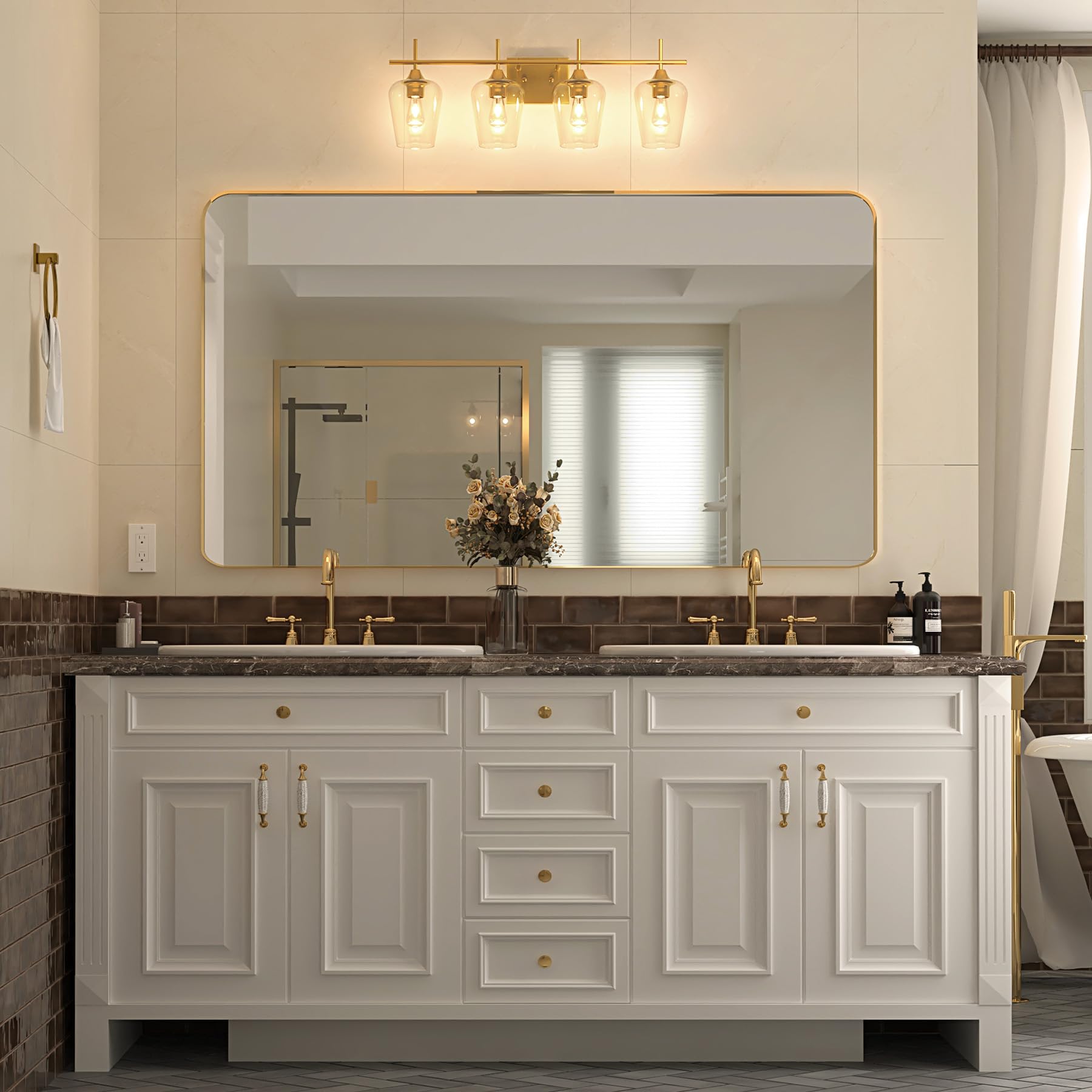 Vonluce bathroom vanity light over mirror for modern spaces.