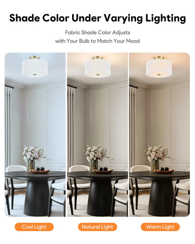 VONLUCE ceiling light with ready-to-use installation hardware for quick mounting.