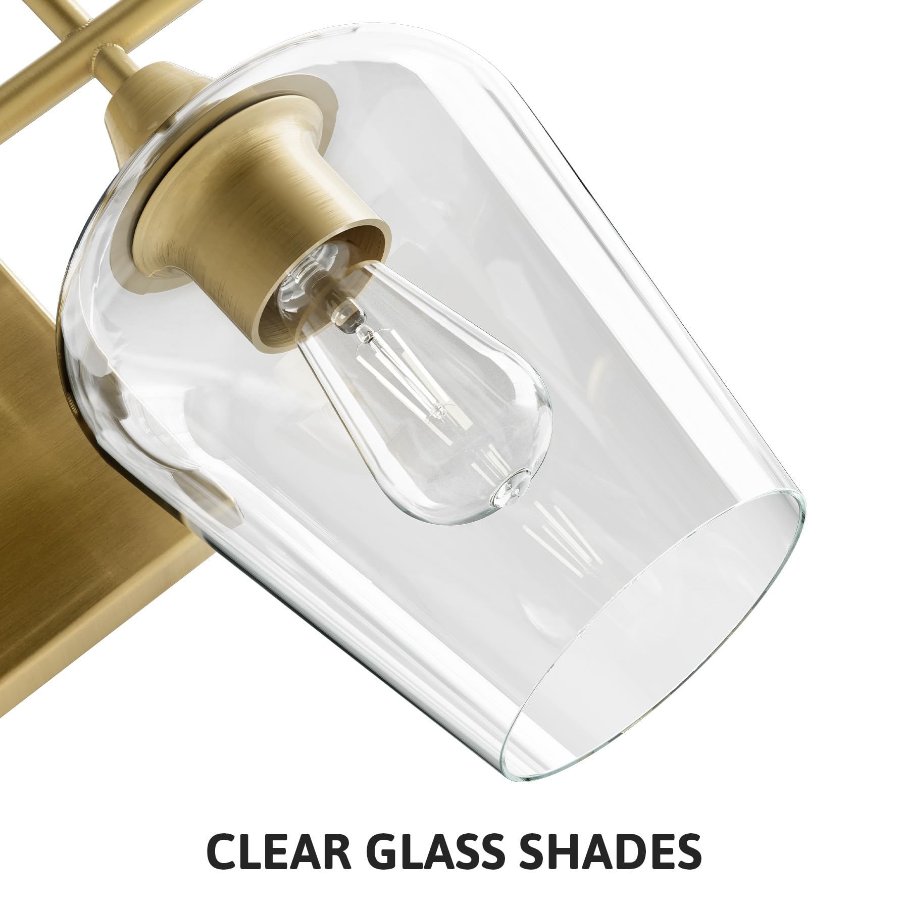 Vonluce dimmable vanity light compatible with standard switches.