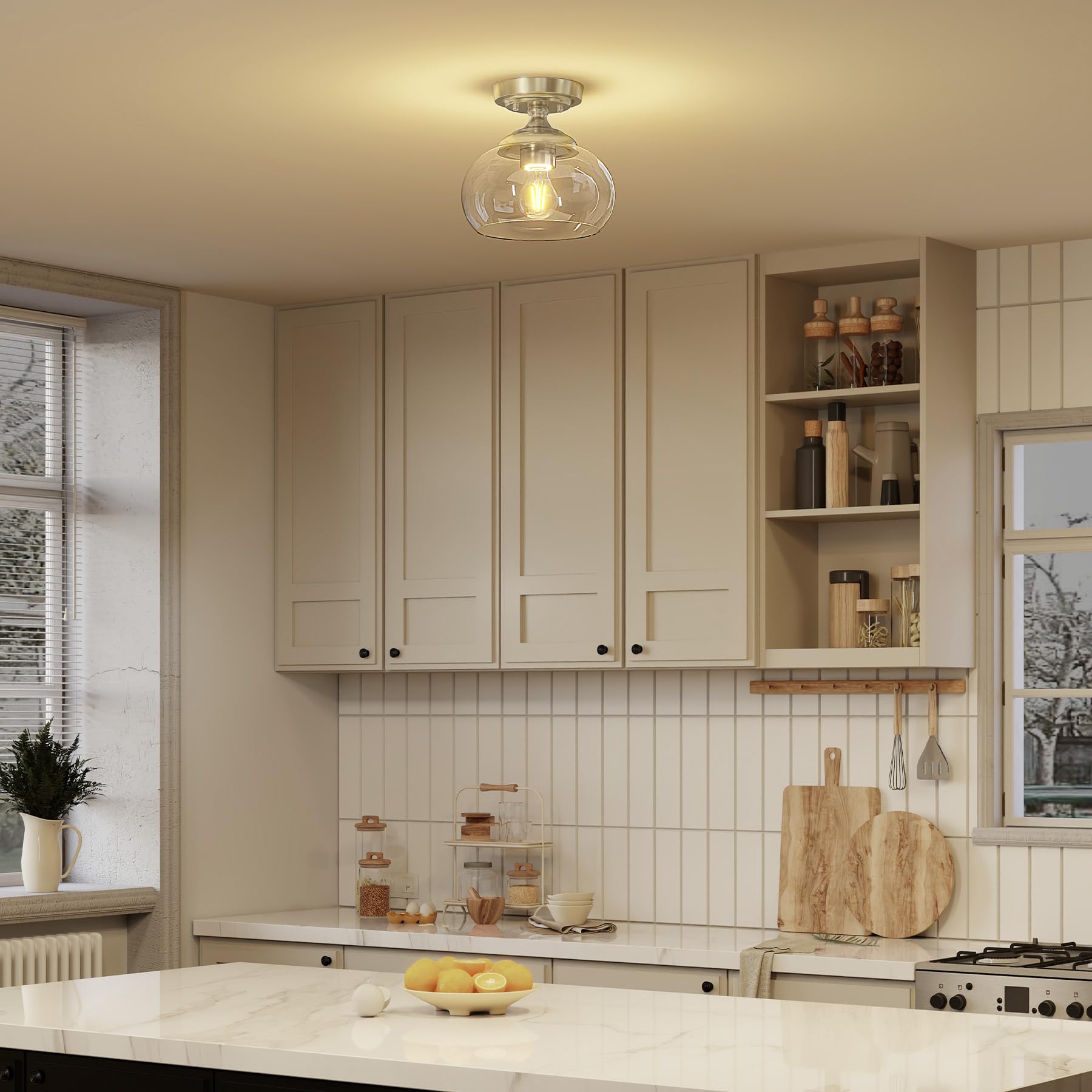 VONLUCE durable metal and glass construction ensures lasting brightness and reliability.