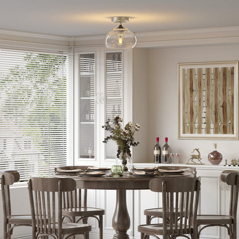 VONLUCE easy installation kit speeds setup on flat or sloped ceilings.