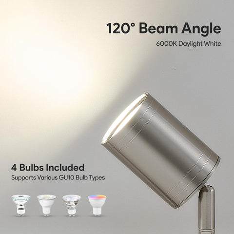 VONLUCE modern nickel ceiling spotlight enhances living spaces with contemporary style