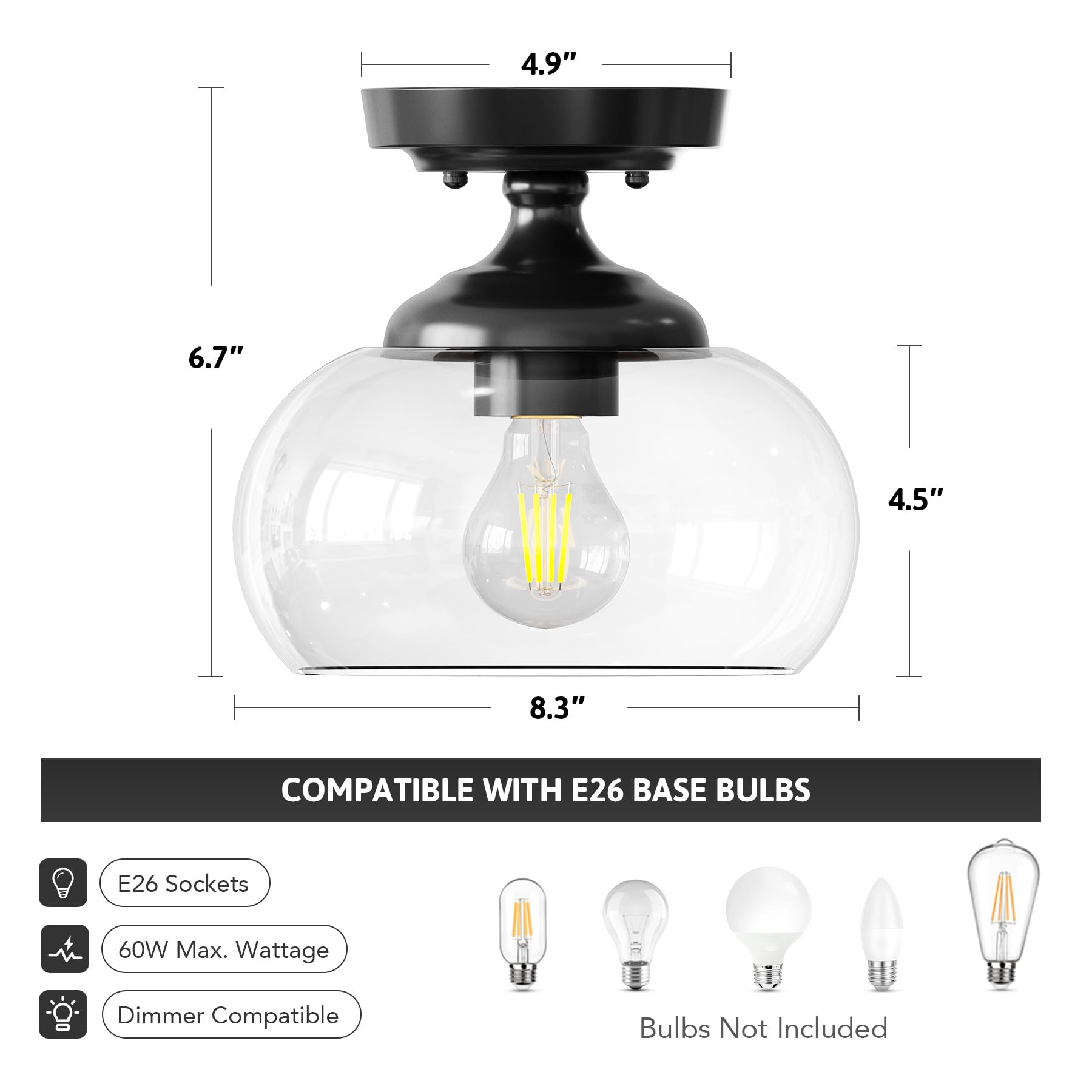 Vonluce ceiling light ideal for kitchens and dining areas.