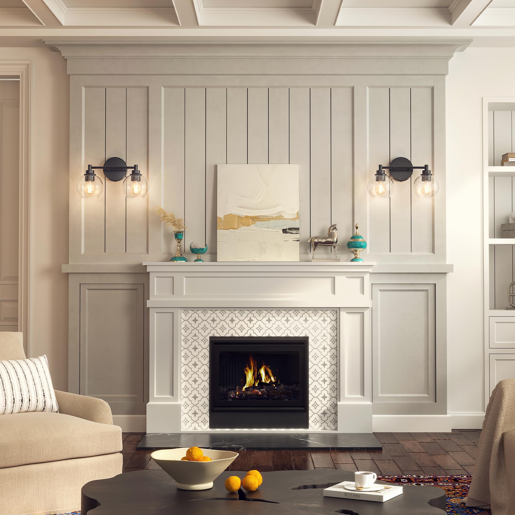VONLUCE wall light shows compact dimensions suitable for tight spaces.