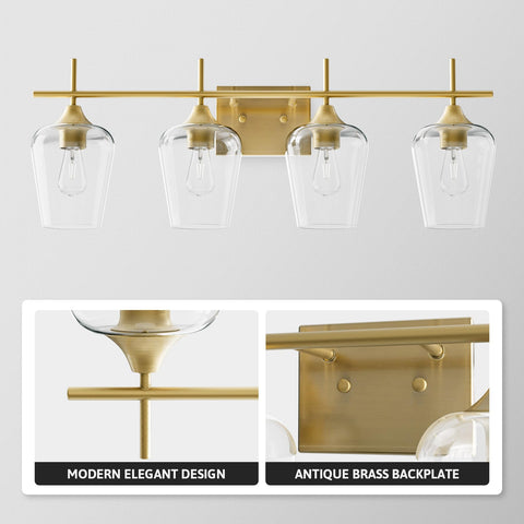 Vonluce warm glow reflecting on mirror enhances daily routines.