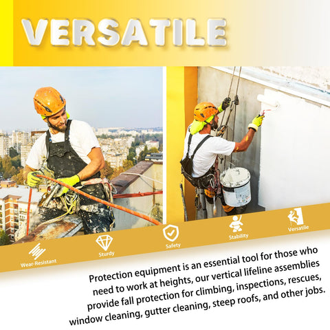 VONLX tree climbing lifeline kit for safe height work and inspections