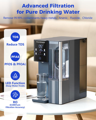 VonWater CT910 detachable 1.2L pitcher for easy on-demand hydration