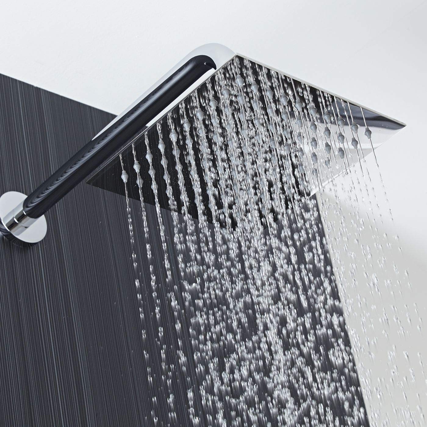 Voolan rain shower provides spa-like relaxation even at lower water pressure.