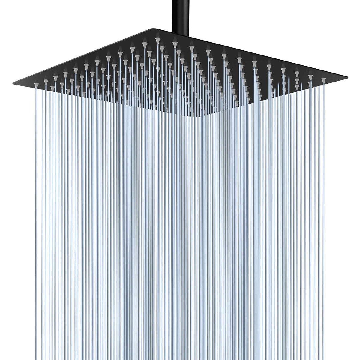 Voolan Rain Shower Head high-flow square design for full-body coverage.