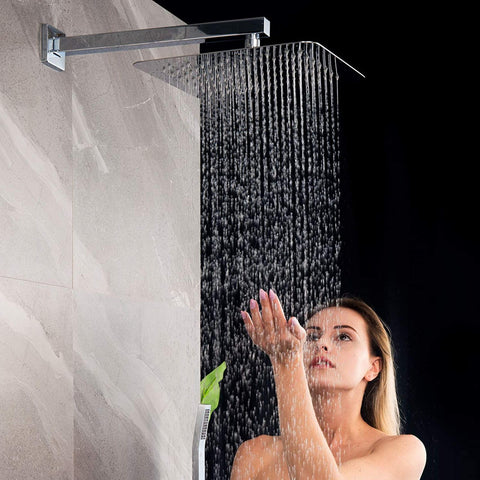 Voolan universal ceiling or wall mount fits any bathroom.
