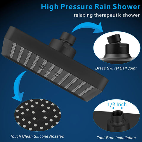 Voolan water-saving model with flow restrictor for efficient hot water use.