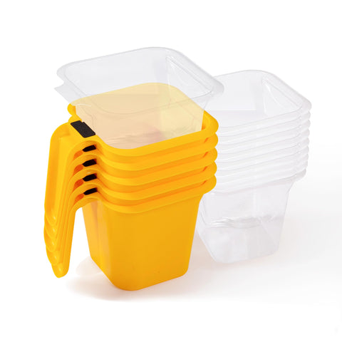 Voomey 15pc paint bucket set with 16 oz capacity for small projects