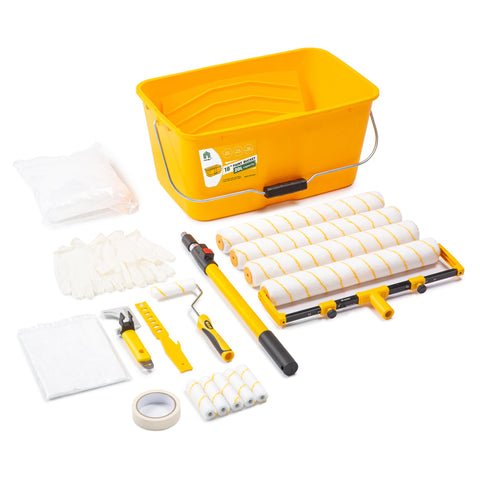Voomey 18 inch paint roller kit setup for fast, even wall coverage.