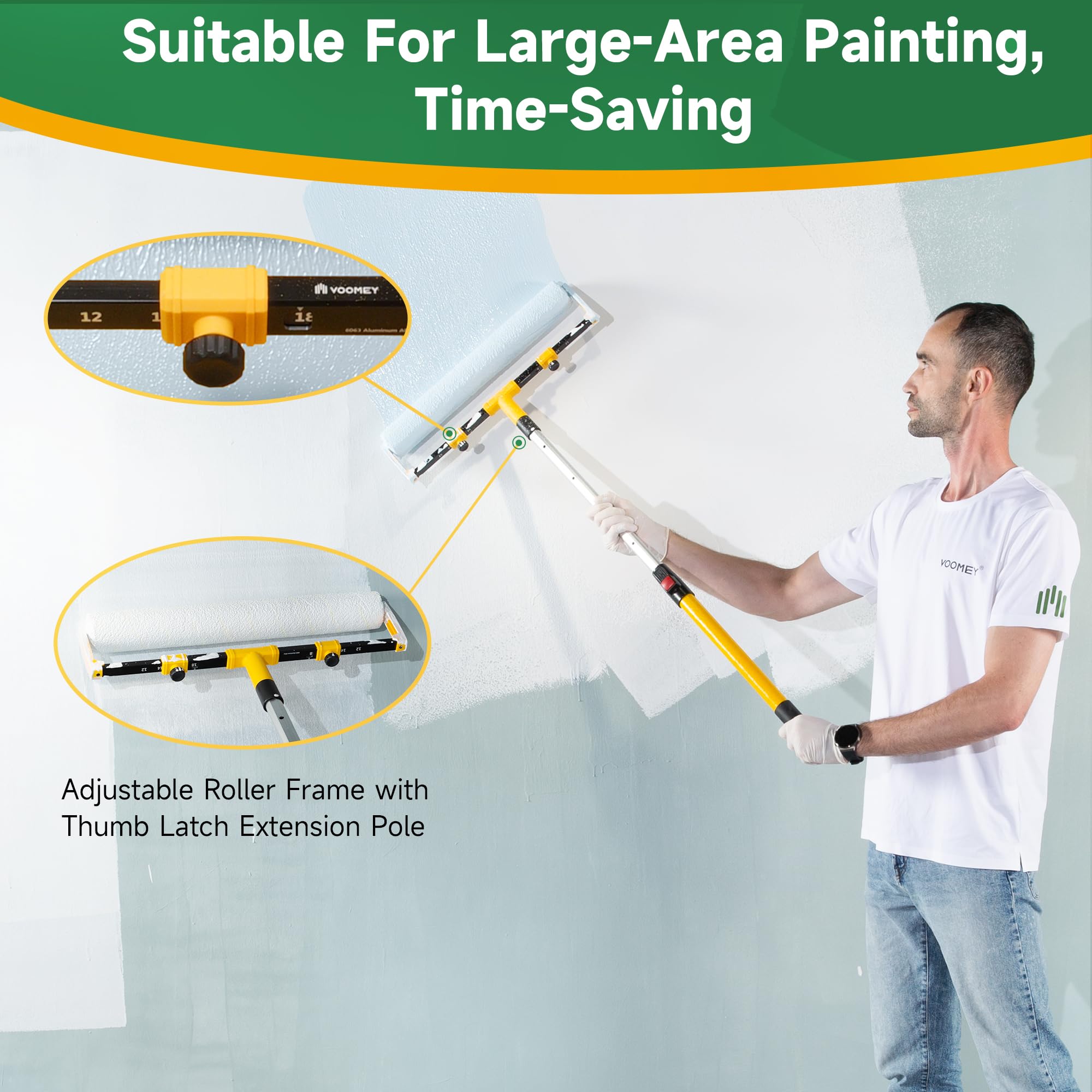 Voomey 7 in 1 paint comb handles tool cleaning and maintenance.