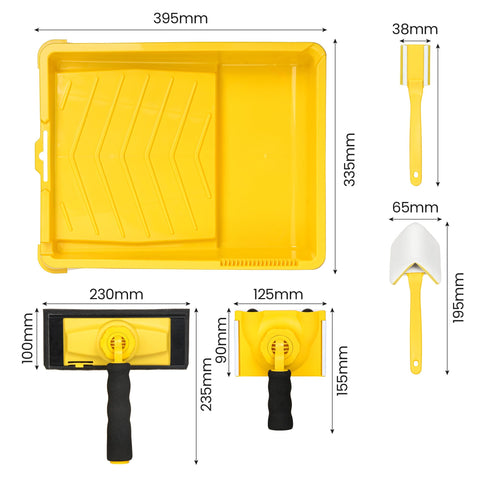 Voomey 9-inch paint tray with raised design for even paint distribution