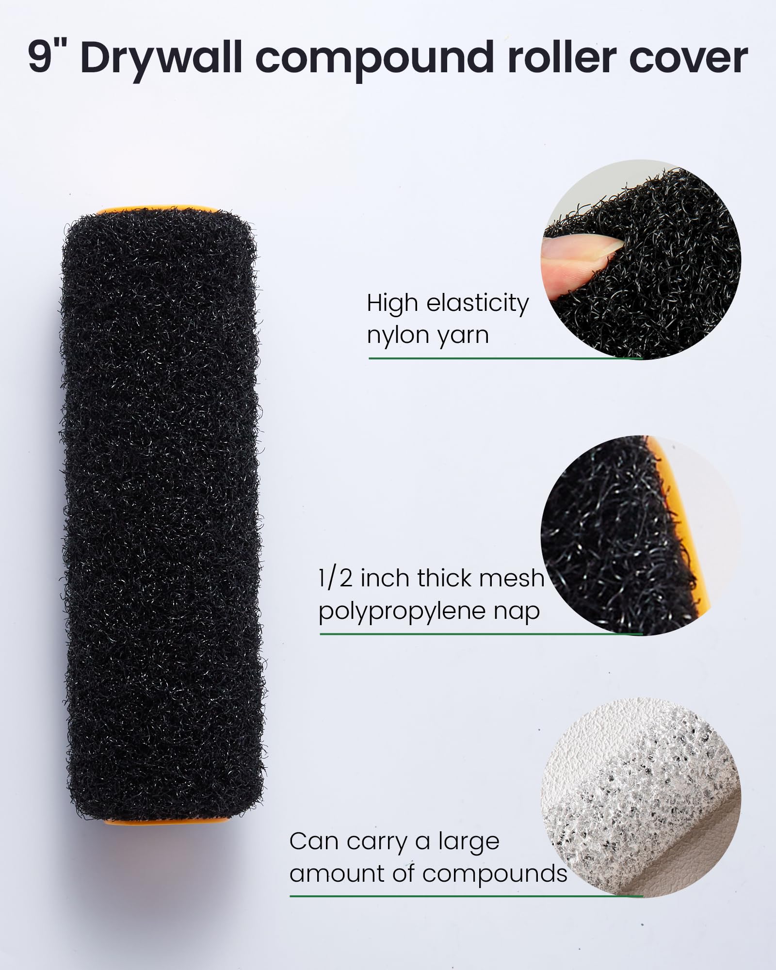 Voomey drywall texture brush helps create even textures across ceilings.