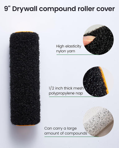 Voomey drywall texture brush helps create even textures across ceilings.