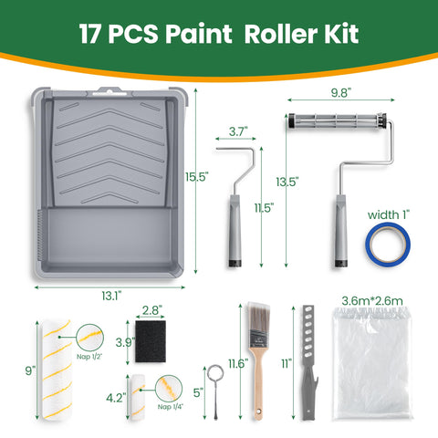 Voomey paint kit with accessories makes home projects efficient and tidy