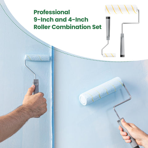Voomey 4-inch mini rollers ideal for tight corners and edges