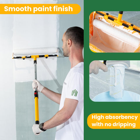 Voomey roller care instructions keep it reusable after painting.
