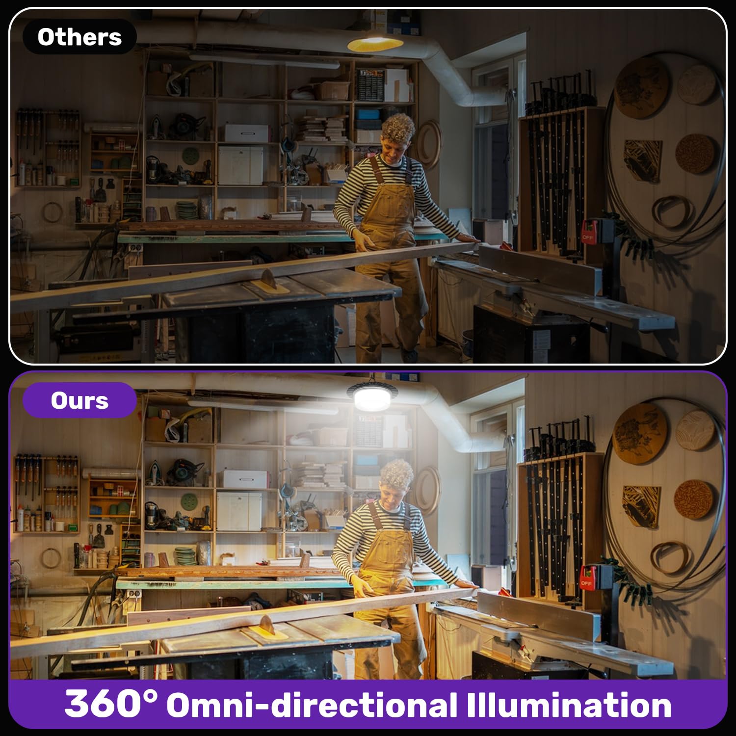 VOPHICHO motion sensor activates light when movement detected at night.