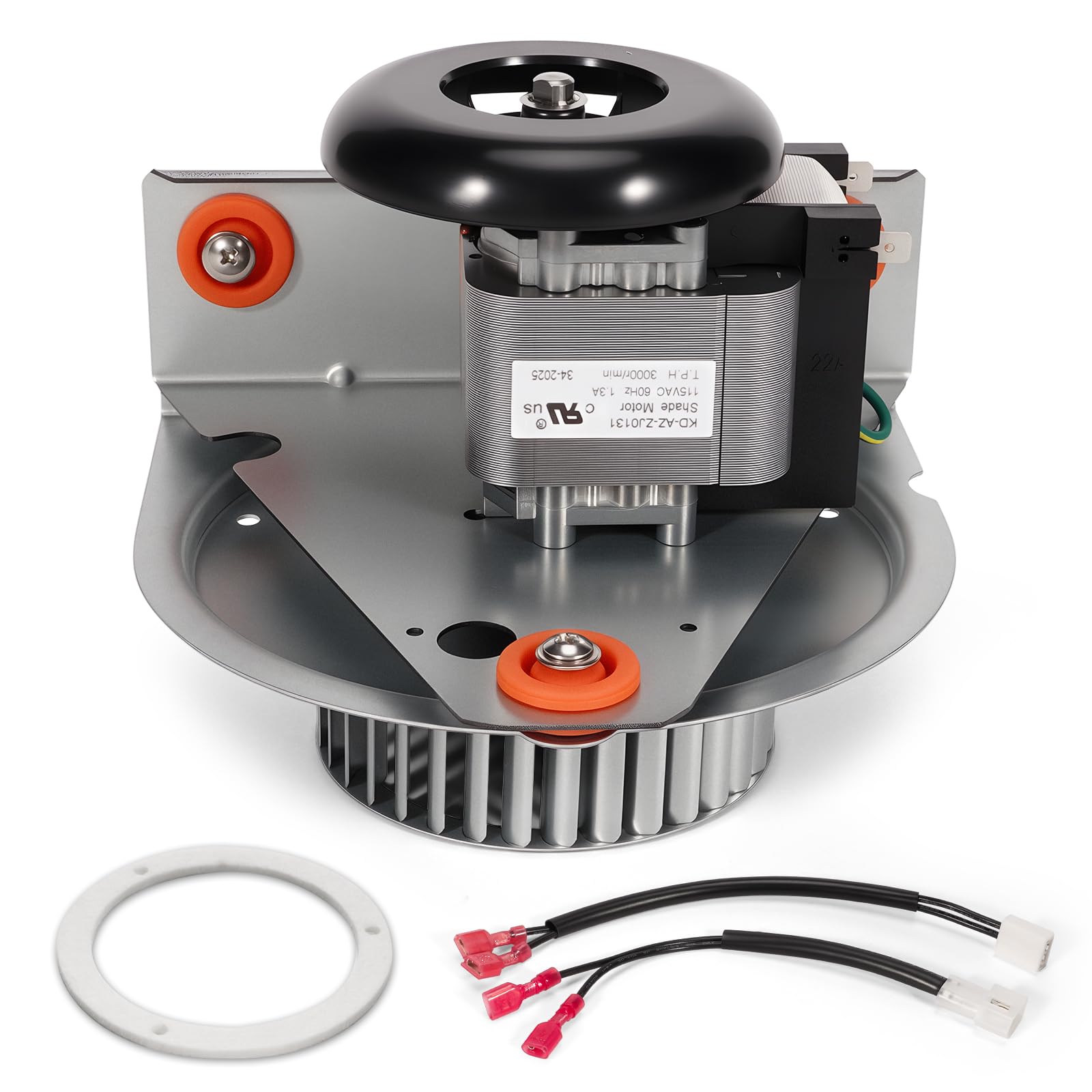 VORGENS 318984-753 draft inducer motor for quiet furnace exhaust airflow