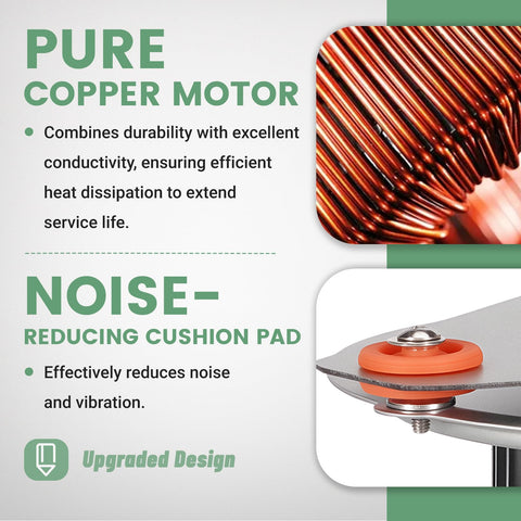 VORGENS complete draft inducer solution with motor, adapters, gasket