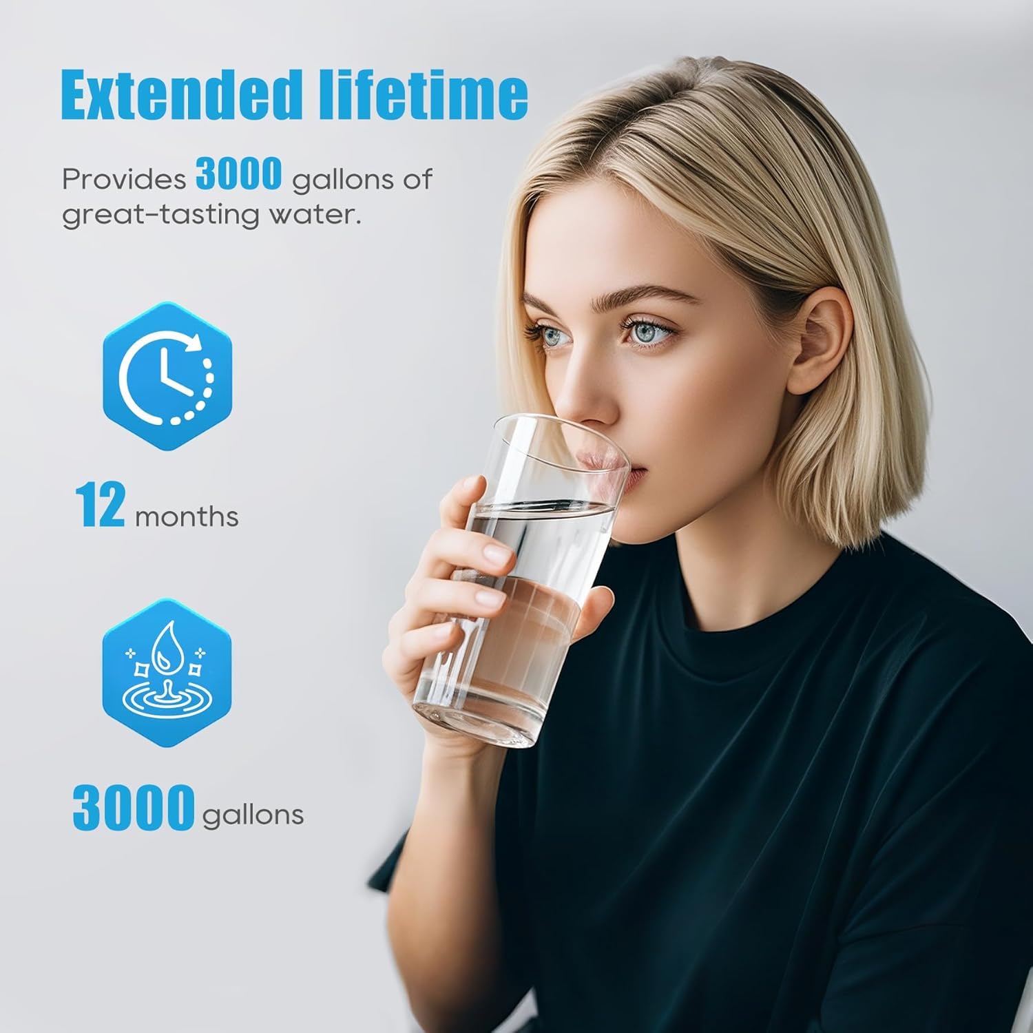 Vorynne 51300 odor and taste improvement concept with user-friendly filtration