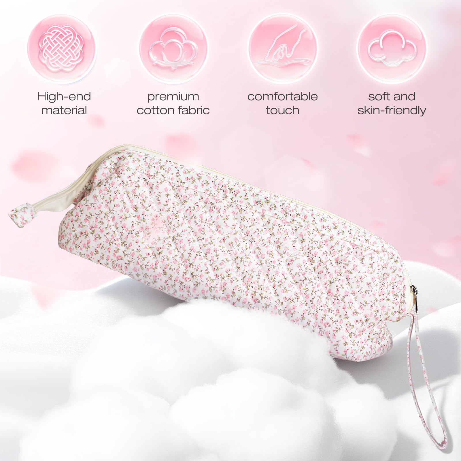 Voryssent quilted case shows Shark FlexStyle and Dyson Airwrap compatibility for safe transit.