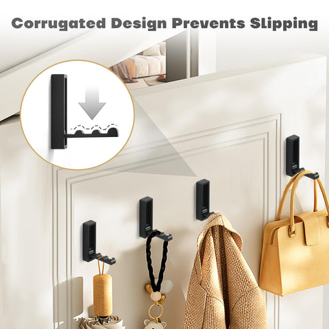 VOSEPO matte black finish hooks blend with modern decor
