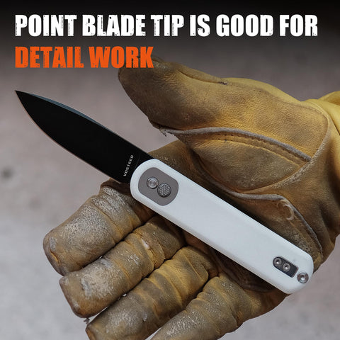 Vosteed Corgi brass backspacer detail adds retro aesthetics and grip enhancement.