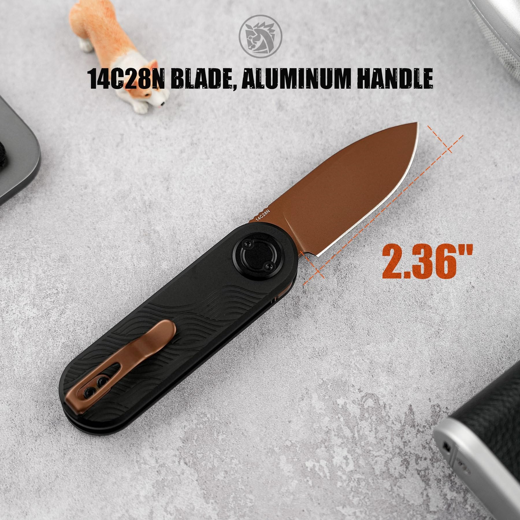 Vosteed Corgi V wave texture handle enhances grip and motion.