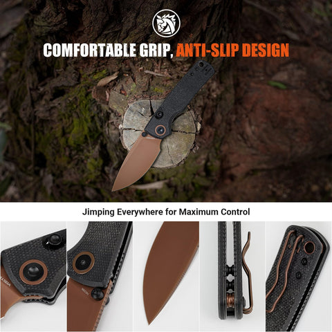 Vosteed Porcupine blade belly designed for efficient slicing