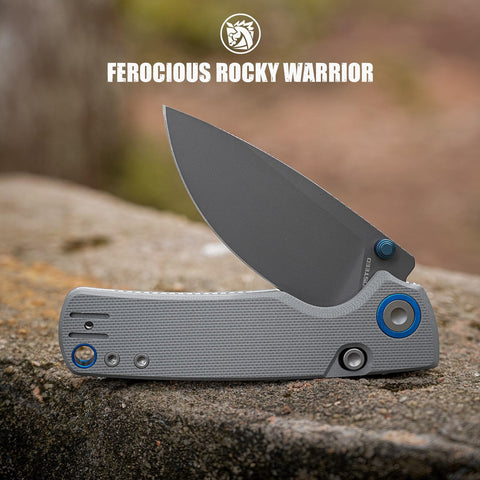 Vosteed Porcupine top liner lock emphasizing secure one-handed deployment.