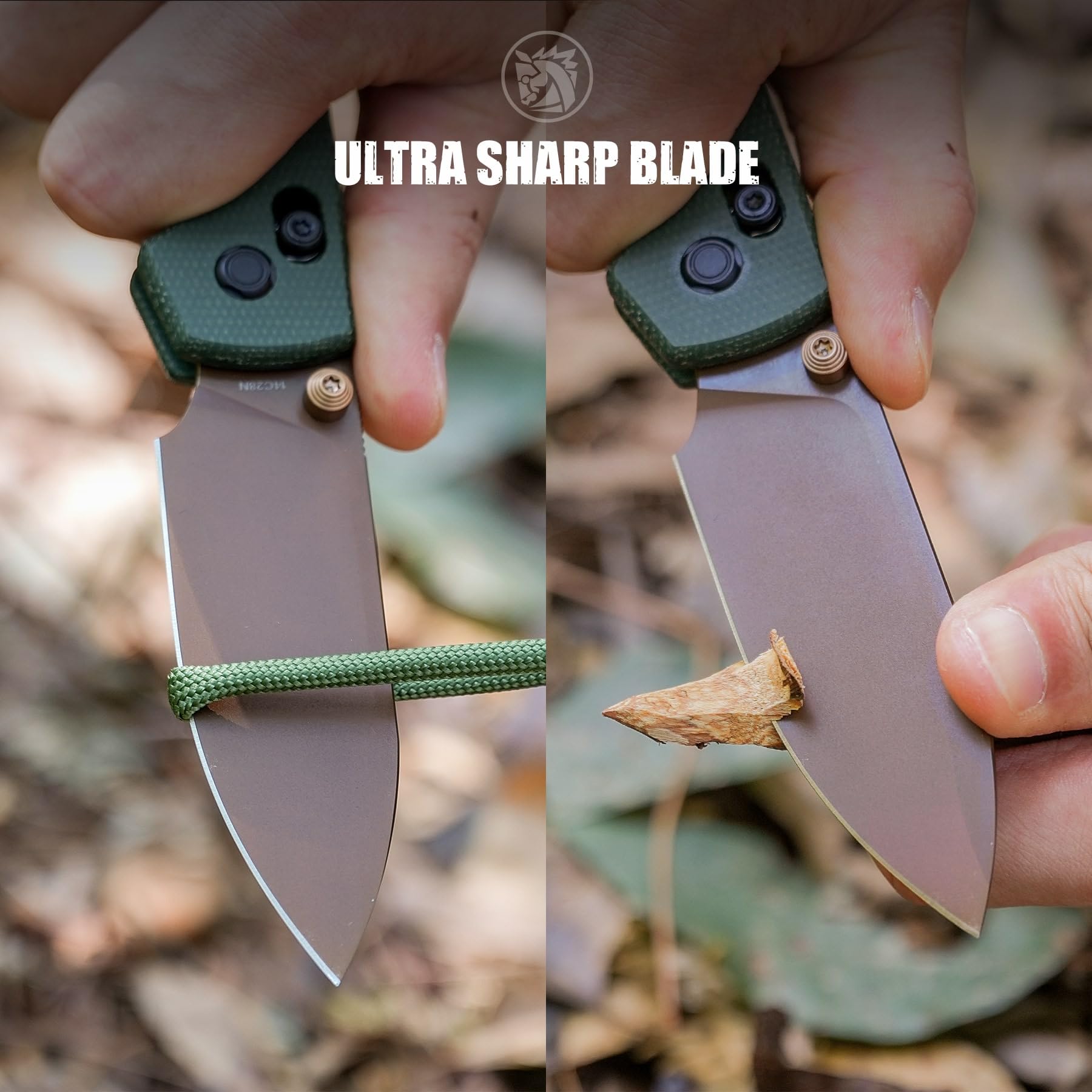 Vosteed Raccoon ready for camping and hiking with a compact EDC design.