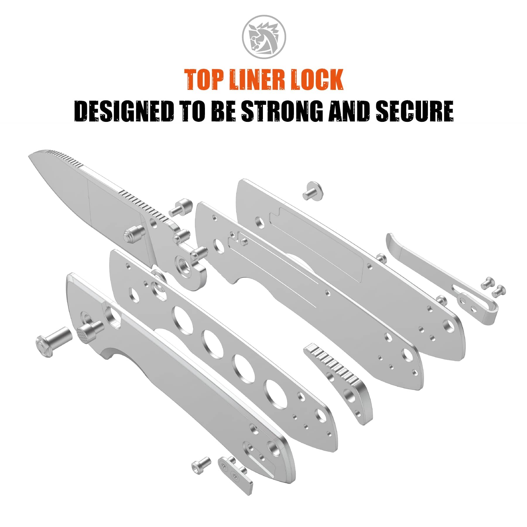 Vosteed Raccoon2.0 dual stop pins provide stable lockup.