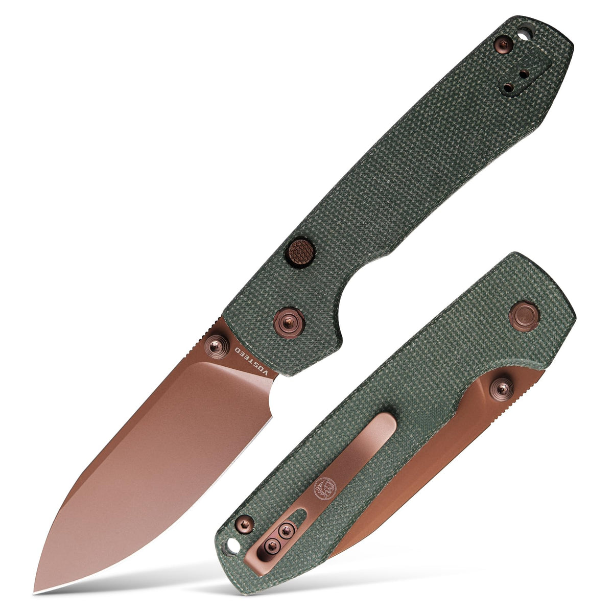 Vosteed Raccoon2 rose gold blade for precise cutting tasks