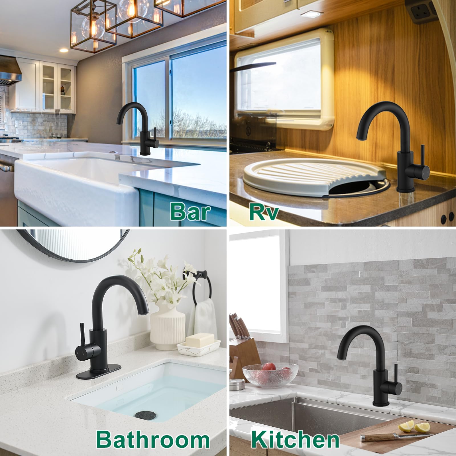 VOTON deck plate for 3-hole sinks and secure mounting