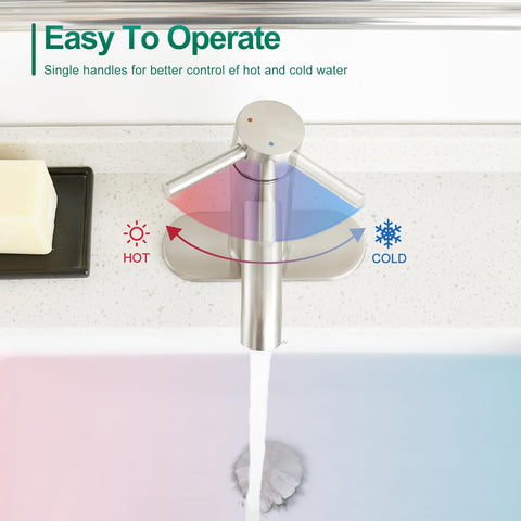 VOTON single lever control provides precise temperature and flow