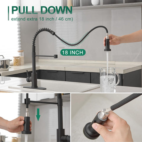 VOTON SUS304 stainless steel kitchen faucet for durability and safety.