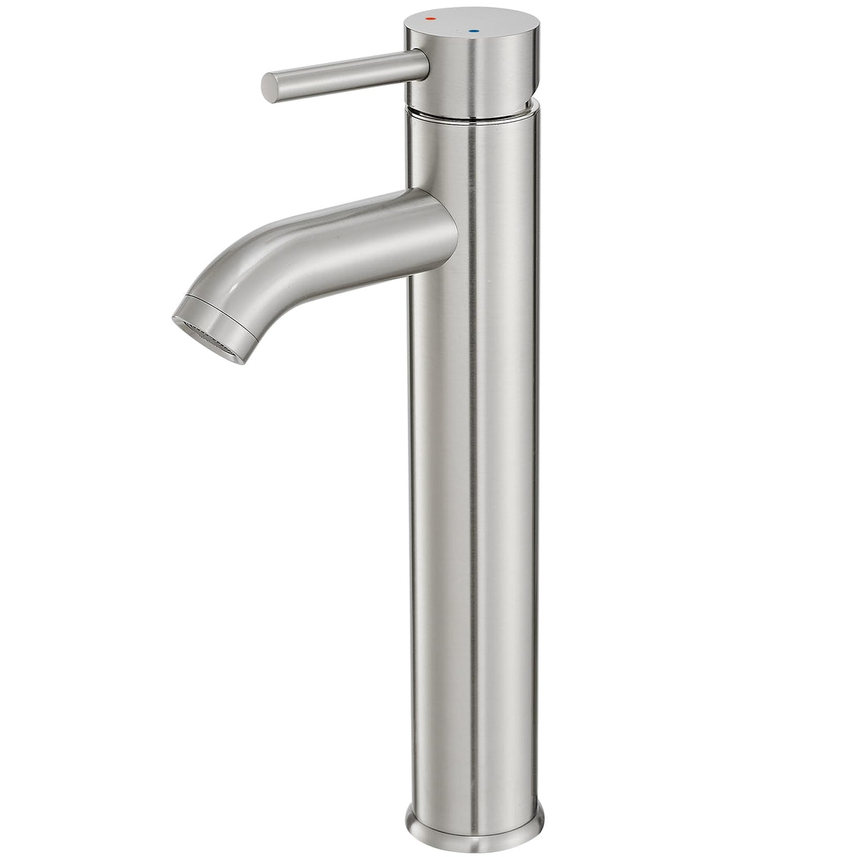 VOTON chrome vessel sink faucet with tall spout for modern bathrooms and easy cleaning.