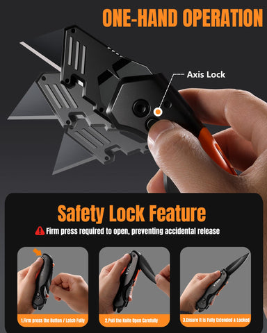 VOTREK 4-in-1 multitool one-handed open-close in action