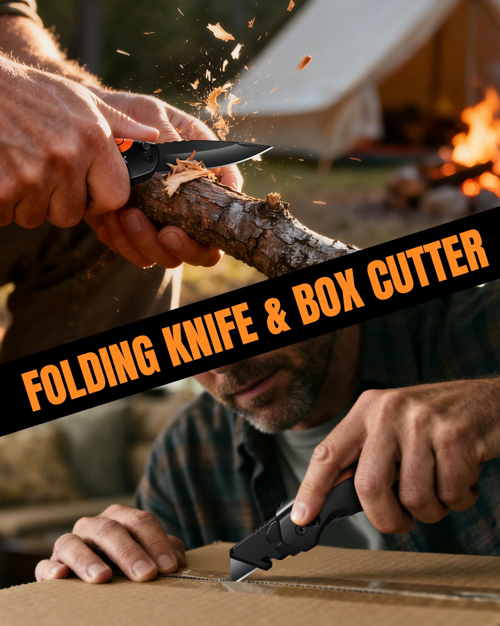 VOTREK 4-in-1 multitool safety lock demonstrating secure blade retention