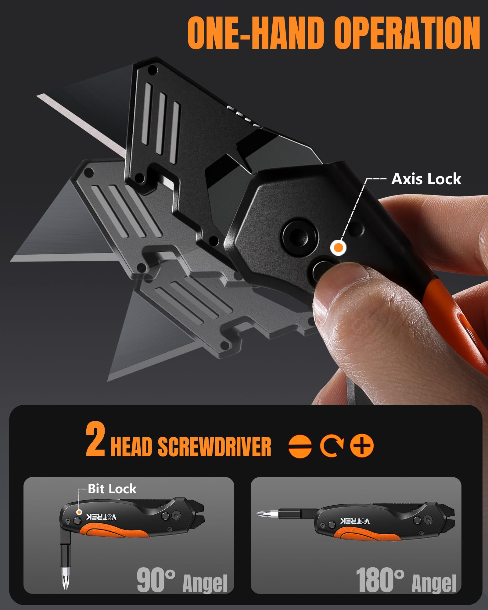 All-in-one tool for home, office, and outdoor tasks.