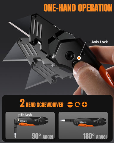 All-in-one tool for home, office, and outdoor tasks.