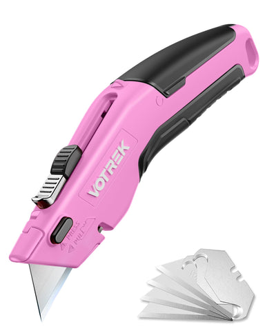 VOTREK box cutter front view shows compact design for precise cuts