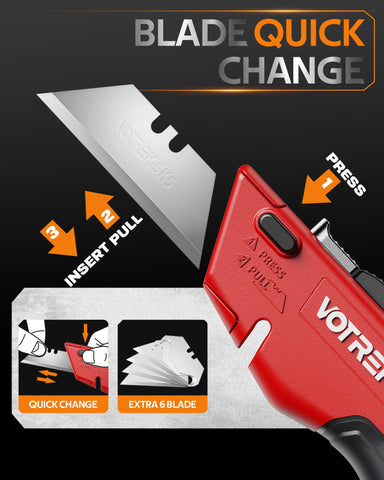 VOTREK aluminum body delivers durability for demanding tasks.